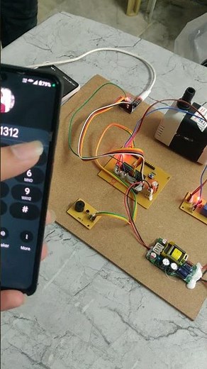 GSM Based Irrigation Water Motor Control #gsm #scinceproject #smartphone