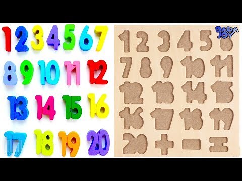 Aprenda 1 a 20 Números Para Niños|Contando Números|Números Mágicos 1 a 20|123 Aprendiendo para niños