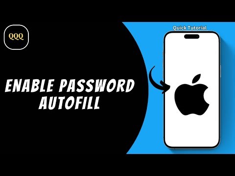 How To Turn On Auto Fill Password on iPhone ?