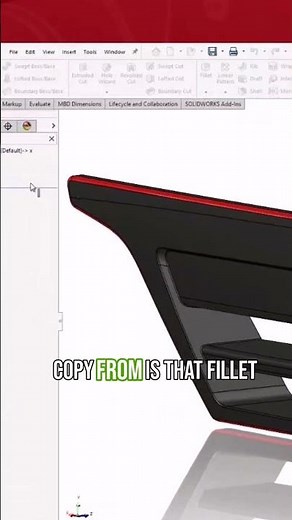 SOLIDWORKS Feature Paint — Copy Hole/Fillet Settings Fast | Quick CAD Tip #solidworks
