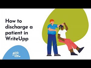 How to discharge a patient in WriteUpp