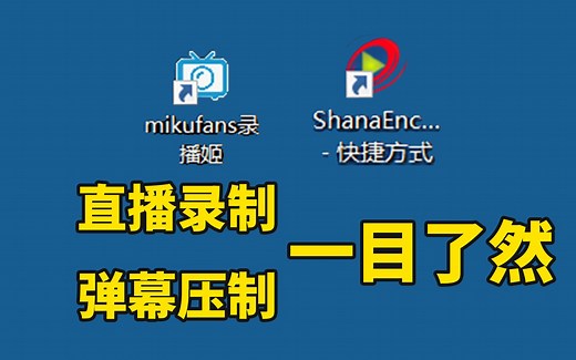 一口气学会B站录播和弹幕压制 B站录播姬、niconvert、ShanaEncoder使用教程