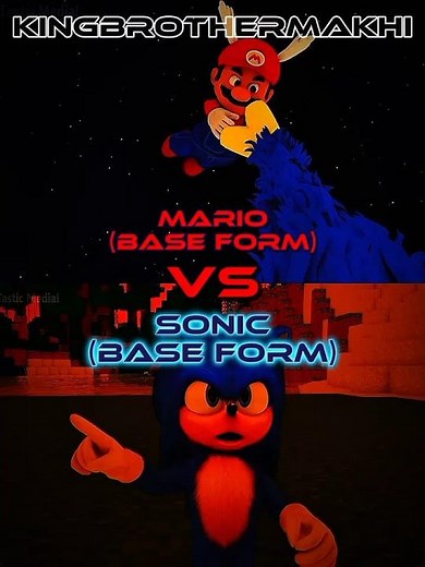 Mario vs Sonic | Craft Tastic Media #edit #crafttasticmedia #mario #sonic #sonicthehedgehog