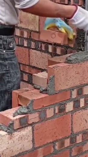 build a house by laying bricks very neatly#shorts #trending #youtubeshorts #viral