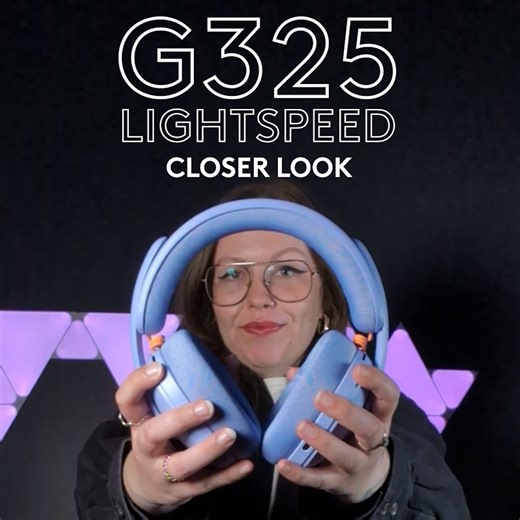 All-day wear, dialed-in design, and multiple colorways—this is the G325 LIGHTSPEED. Are you rocking white, black, or lilac? 👀 🎧 https://g.logi.link/G325-FB | Logitech G
