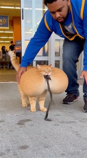 Cat Shoplifter Leaves Fishy Evidence Behind #cat #funny