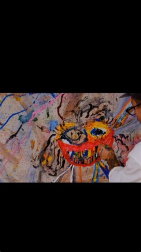 Fundació Bassat on Instagram: "Saxon Quinn (Australia, 1986) is a self-taught artist who has been immersed in art from an early age. After studying Visual Design and living in New York, the city left a lasting mark on his visual language. His practice brings together canvas, graphite and paint, moving between instinct, texture and gesture. Quinn has a close affinity with the artists of the CoBrA movement of the 1940s and 1950s, who challenged the conceptualism of the art world by drawing on the