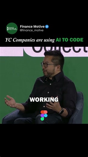 Startups from Y Combinator are increasingly using AI to write code ‪@Figma‬