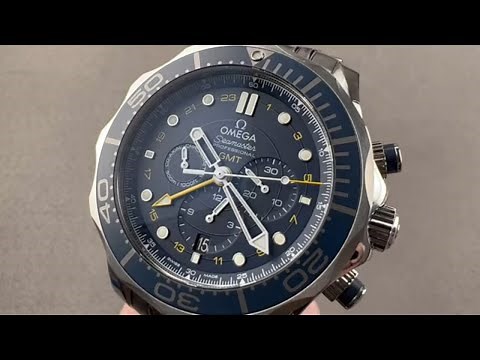 Omega Seamaster Diver 300M GMT Chronograph 212.30.44.52.03.001 - Hands-On Review & Features Overview