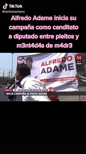 Con “mentadas de madre” Alfredo Adame inició campaña electoral en Tlalpan, CDMX. 🤦🏻‍♂️ | CDMX