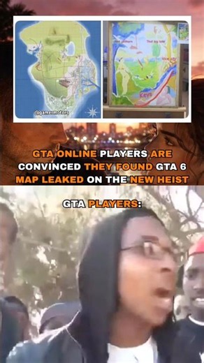 GTA 6 map new leaks, found on new GTA Online heist 🫨 #gta6mapleaks #gta6map