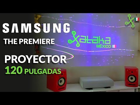 Samsung Premiere: proyector GIGANTE de 4K de 120 pulgadas en MÉXICO