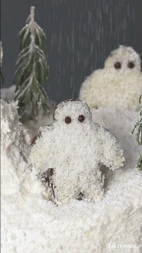 雪男くんたち、早く帰らないと春が来ちゃうよ⛄️ #shorts #雪男 #クッキー #cookies