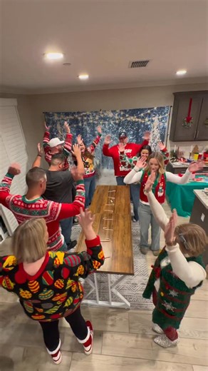 Ezekiel Cruz | Music candy cane walk. This has been my favorite the last three years. #christmas #christmasparty #uglysweaterparty #uglysweater #games | Instagram