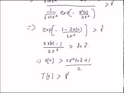 Neyman-Pearson Theorem, example