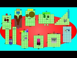 Numberblocks Band 41 to 50 but with the Officials