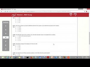 cocubes Quantitative Aptitude Test