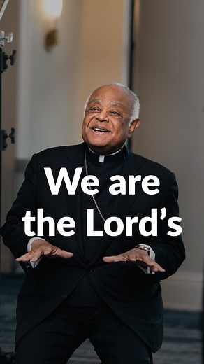 “We are the Lord’s, no matter what we do, He doesn’t give up on us.” Cardinal Wilton Gregory shares the story behind his episcopal motto, “We are the Lord’s”, why he chose it and what it means to him. Find our full interview with Cardinal Gregory at the link in our bio. | U.S. Conference of Catholic Bishops