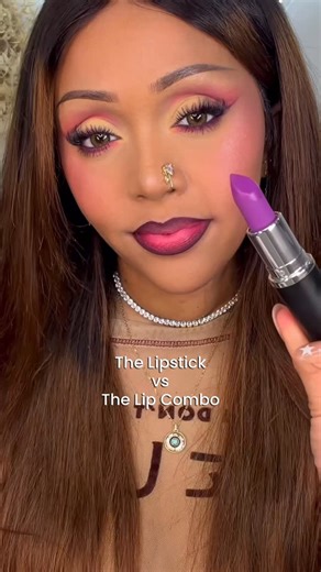 Suzan on Instagram: "The lipstick vs the lip combo ✨ Rate this lip combo 1-10 ✨ @maccosmeticscanada nightmoth lip liner @maccosmetics @maccosmeticscanada everybody's heroine lipstick #lipcombo #lipstick #makeup #maccosmeticscanada makeuptutorial"