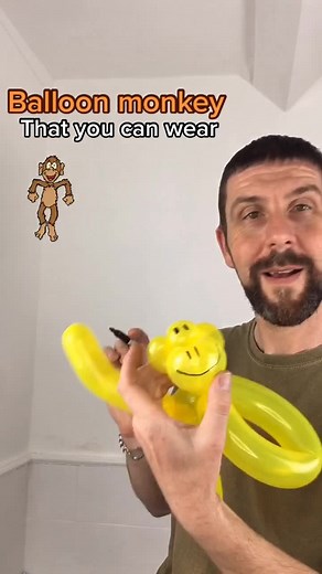 How to Make a Balloon Monkey You Can Wear