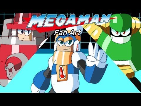 Meus Novos Robot Masters de Mega Man |FanArt de Mega Man