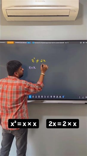 x² vs 2x | Maths Basics Explained #maths #algebra #science #education