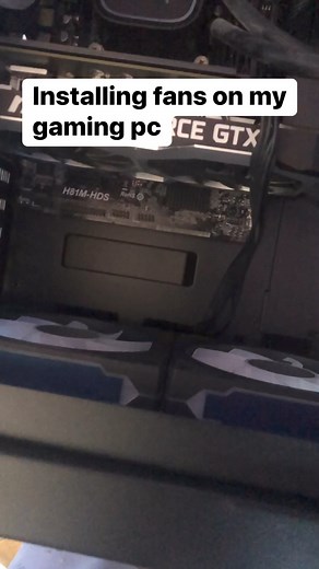 Installing fans on my gaming pc #reelsviralfb #pc #gaming #trendingreelsvideo | Pcinematics