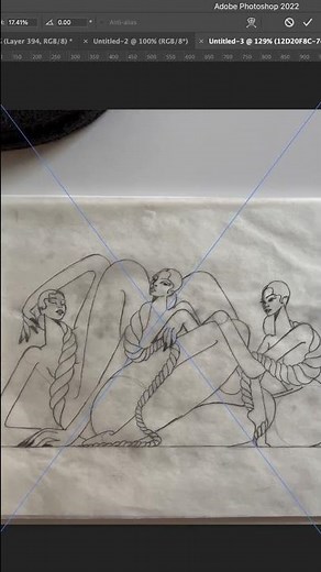 How to import your physical sketches in Photoshop or Illustrator to create your own illustration!