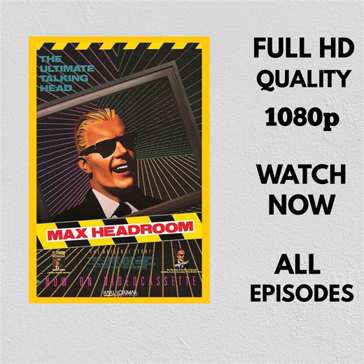 Max Headroom (1987) – Complete Series – Digital Collection – Classic Sci-fi TV – Full HD 1080p - Etsy