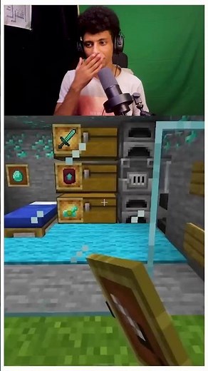 طريقة عمل جدار مخفي🔥😱(الطريقه سريه للغايه)❌ #minecraft #ماينكرافتللجوال #gaming #minecraftbuilding