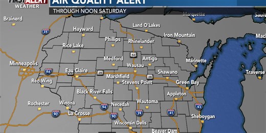 First Alert for unhealthy air quality into the start of the weekend