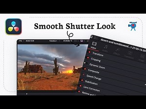 How to add slow shutter effect in DaVinci Resolve