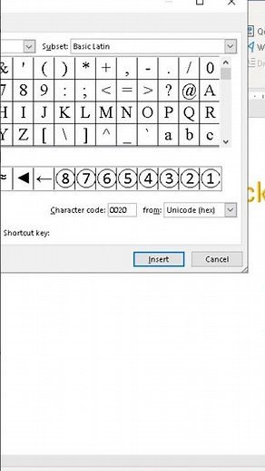 Insert a check mark or tick mark in Word #windows #msword