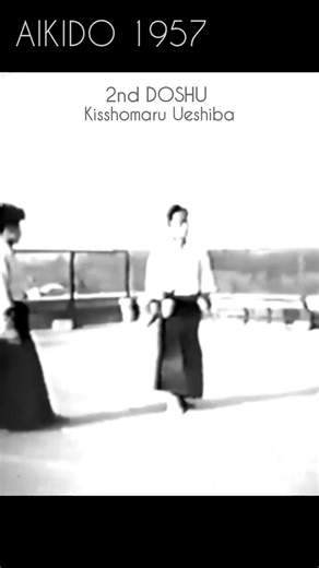 Aikido 1957 #doshu #tamura #noro #sensei #taninzudoriwaza Kisshomaru Ueshiba doshu with Nobuyoshi Tamura and Masamichi Noro https://www.kinomichi.info | Kinomichi Hombu Dojo