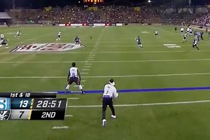 Mike Vick is BACK and he's throwing frickin' laser beams (in flag football)
