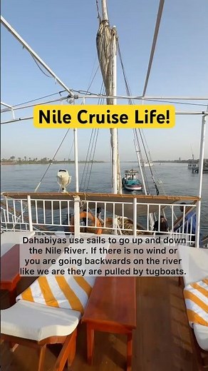 Nile Cruise Life! Dahabiya vs big Nile cruise.