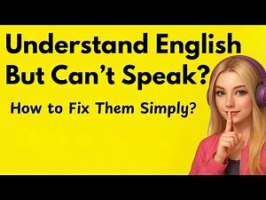 I Can Understand English, But I Can’t Speak 🔥| Shadowing English Speaking Practice