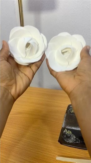 Making a fabric rose for our most recent collection #viral #rose