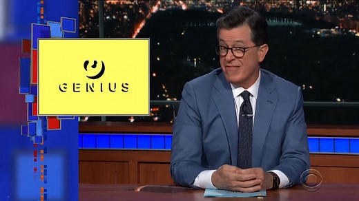 65K views · 508 reactions | Meanwhile… the lyric assemblers at Genius say they’ve caught Google stealing their content. | The Late Show with Stephen Colbert | Facebook