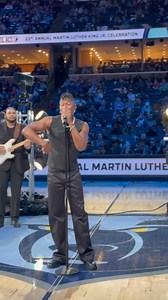 It was an honor to perform at the NBA's Martin Luther King Jr. Day Celebration. 🙏🏾 What a game Minnesota Timberwolves & Memphis Grizzlies!!! 🏀💚 | Lucky Daye