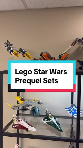 Lego Star Wars Prequel Era sets. I think I have almost every prequel related set (except the infamous AT-OT and dropship). #lego #starwars #fyp #legostarwars #legocollection #afol #starwarsprequels