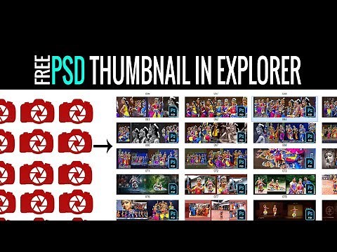 Photoshop Psd Thumbnail View in Explorer | Psd Pictus Codec Software