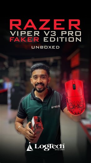 LogTech - The Tech Store on Instagram: "Unboxing the Razer Viper V3 Pro Faker Edition Broke down the price difference, design, and performance — because esports-grade precision isn’t just about looks, it’s about feel, speed, and control. 👉 Grab the best deal now! Visit www.logtech.in to check prices & offers. #razer #raserviper #logtech Which one would you choose?"