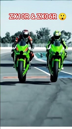 Kawasaki ZX10R & ZX6R 😲#shorts #youtube #yoytubeshorts #viral #trend #kawasakininja #automobile