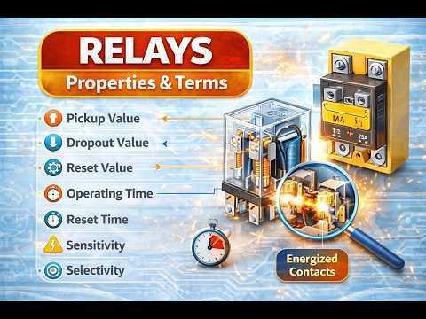 Properties of Relay & Important Relay Terms | Switchgear & Protection | Electrical Engineering