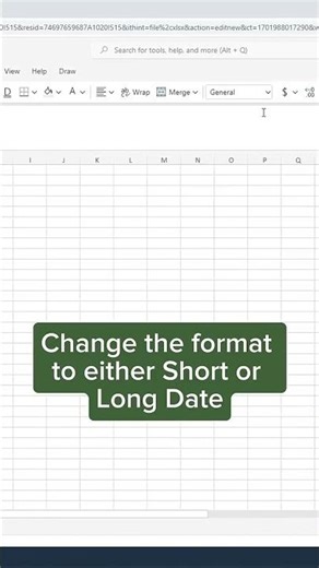 NEW Date Picker in Excel for Web‼️ #excel