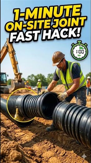 How to make DWC Pipe connection under 1 minute? #shorts #construction #plumbing #dwc