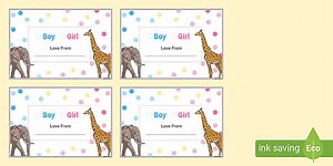 Gender Reveal Prediction Cards