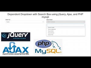 Dependent Dropdown with Search Box using jQuery, Ajax, and PHP mysqli