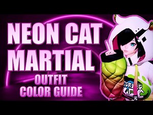 [PSO2:NGS] AC Outfits Color Guide - Neon Cat Martial